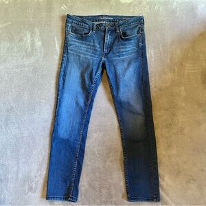 Calvin Klein Jeans Women's Slim Boyfriend Dark Blue Wash  Mid-Rise Jeans…